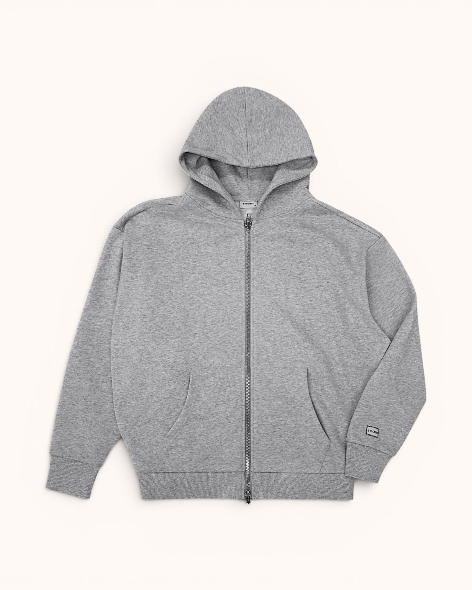 Arden Zip Hoodie Grey